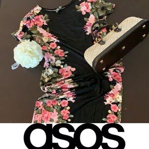 Asos 🌸 trimmed dress all the way down both sides